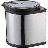Dolap İçi Kapağa Monte Metal Krom Çöp Kovası 11 LT (751400)