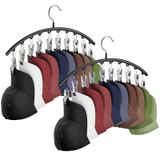 Dolap için Şapka Askıları, Askı ve Oda Dolabı Ekranı için Metal Şapka Düzenleyici Tutucu, Beyzbol Şapkaları w/10 Klipsli 2 Paket Şapka Rafı, Top Kapakları ve Aksesuarları için Beyzbol Şapkası Tutacağı, Erkekler, Kadınlar İçin Hediye