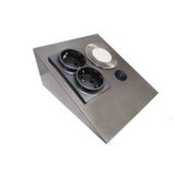 Dolap Tezgah Altı Paslanmaz Metal Inox Led Spot Aydınlatmalı P