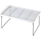 Dolap Ve Mutfak Tezgahı İçin Raf Düzenleyici, Buzdolabı Uyumlu Yükseltici Organizer, Metal Ayaklı Ek Raf, Çok Amaçlı Raf Düzenleyici Stand, Dolap, Tezgah Ve Buzdolabı İçin Uygun