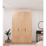 dolapmodellericom 3 Kapılı 2 Çekmeceli %100 Mdf Ahşap Gardrop - Atlantik Çam