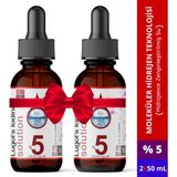 Dolar Kimya Lugol Iyot Çözeltisi %5 | 2X50 ml | Cam Damlalıklı Şişe - Aromasız