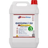 Dolar Kimya Oksijenli Su (%3 Hidrojen Peroksit) 5 kg - Şeffaf Sıvı Alkolsüz Temizlik Ürünü - 5 lt
