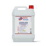 Dolar Kimya Oksijenli Su - 3 Saflık - 5 Kg (Hidrojen Peroksit %3,Plastik Şişe)
