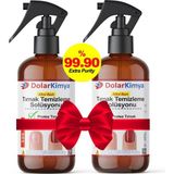 Dolar Kimya Protez Tırnak Temizleme Solüsyonu - 2X500 ml (Cleanser Tırnak Temizleme) - Şeffaf