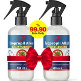 Dolar Kimya Saf Ipa Izopropıl Alkol - 1 Litre (2x500 mL)(Extra Saf %99.90,Dezenfektan,izopropanol,ipa)