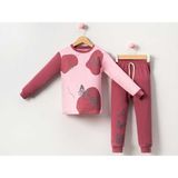 Dolaş Kids Kelebek Figürlü Kız Çocuk Ikili Takım - 3 - 4 Yaş - 00406 Pembe