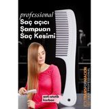 Dolaşık Saç Açıcı Tarak - Şampuan Saç Boyası Tarağı - Geniş Dişli Saç Kesim Tarağı