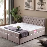 Dolce Baza Başlık Letto Yatak Seti, Kahverengi, 160X200