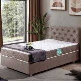 Dolce Baza Başlık Letto Yatak Seti, Kahverengi, 90X200