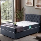 Dolce Baza Başlık Letto Yatak Seti, Lacivert, 90X200