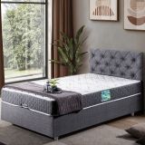 Dolce Baza Başlık Ve Plus Yatak Seti, Gri, 90X200