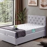 Dolce Baza Ve Başlık Seti, Açık Gri, 90X200