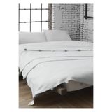 Dolce Bonita Home 150x200 cm Krem Ponponlu Pike Tek Kişilik Battaniye