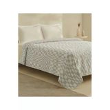 Dolce Bonita Home Wellsoft Square Battaniye 200X220 Bej - Uyku Bandı Hediyeli