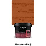 Dolce Boya Çizgi Desenli Hazır Sıva Silikonlu Su Itici Marakeş 25 kg - Turuncu