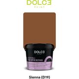 Dolce Boya Silikonlu Dış Cephe Boyası Su Itici Mat Sienna 20 kg - 1 Adet - Tarçın