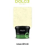 Dolce Boya Tane Dokulu Hazır Sıva Silikonlu Su Itici Linen 25 kg - Keten
