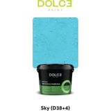 Dolce Boya Tane Dokulu Hazır Sıva Silikonlu Su Itici Sky 12,5 kg - 1 Adet - Gök Mavi