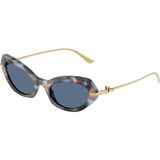 Dolce & Gabbana 0dg 4473 344380 52 Kadın Güneş Gözlüğü - Mavi