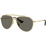 Dolce Gabbana 0DG2302 02/r5 60 Erkek Güneş Gözlüğü - Altın - Altın