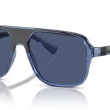 Dolce Gabbana 0DG6134 325880 57 Erkek Güneş Gözlüğü, Şeffaf Mavi, 57