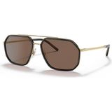 Dolce & Gabbana 2285 02/73 60 Erkek Güneş Gözlüğü - Altın