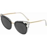 DOLCE & GABBANA 4340 675/87 51 Unisex Güneş Gözlüğü - Siyah