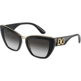 Dolce & Gabbana 6144 Kadın Güneş Gözlüğü 54 mm Siyah Çerçeve UV 400 Filtreli Organik Cam