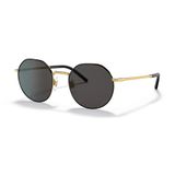 Dolce & Gabbana DG 2286 0287 52 Gold Yuvarlak Unisex Güneş Gözlüğü