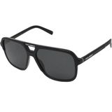 Dolce & Gabbana DG4354 501/87 58 Erkek Güneş Gözlüğü - Siyah