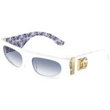 Dolce & Gabbana DG4411 (337119) 54 | Unisex Güneş Gözlüğü - Beyaz