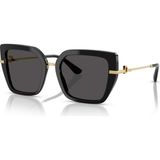 Dolce Gabbana DG4474F 501 87 53 Kadın Güneş Gözlüğü - Siyah