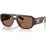 Dolce & Gabbana DG4482 502 73 57 Erkek Güneş Gözlüğü - Kahverengi