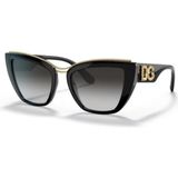 Dolce & Gabbana Kadın Güneş Gözlüğü DG6144 501/8G 54 Cat Eye UV 400 Siyah Çerçeve İle Şık Tasarım