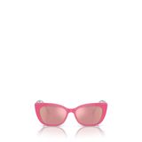 Dolce & Gabbana Kids DX4427 Çekik Pembe Çocuk Güneş Gözlüğü