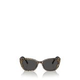 Dolce & Gabbana Kids DX4427 Çekik Siyah Çocuk Güneş Gözlüğü
