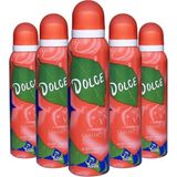 Dolce Kadın Deodorant Sprey 150 ml X 5 Adet 24 Saat Etkili Ferahlık Sunar