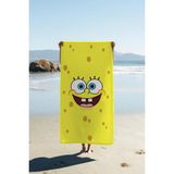 Dolce Mariee Dijital Baskı Plaj Deniz Havlusu Sünger Bob Desenli Peştamal HVL0024 - Renkli - 80 x 160 cm