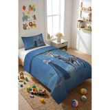 Dolce Mariee Frozen Temalı Kadife Kumaş Çocuk Yatak Örtüsü Seti (2 Parça) TKY0029 - Renkli - 180 x 240 cm