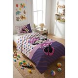 Dolce Mariee Mickey Kadife Kumaş Çocuk Yatak Örtüsü Seti (2 Parça) TKY0023 - Renkli - 180 x 240 cm