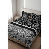 Dolce Mariee Parlak Kadife Kumaş Kapitoneli Çift Kişilik Yatak Örtüsü Seti (3 Parça) CKY0016 - Renkli - 240 x 260 cm