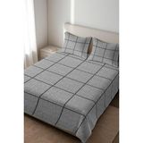Dolce Mariee Parlak Kadife Kumaş Kapitoneli Çift Kişilik Yatak Örtüsü Seti (3 Parça) CKY0035 - Renkli - 240 x 260 cm