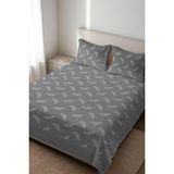 Dolce Mariee Parlak Kadife Kumaş Kapitoneli Çift Kişilik Yatak Örtüsü Seti (3 Parça) CKY0050 - Renkli - 240 x 260 cm