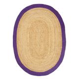 Dolce Vita Halı Agra Jute Purple 200x300 Oval Salon Halısı