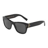 Dolce&Gabbana DG4338F Güneş Gözlüğü 501/87-52 - Siyah Çerçeve, Gri DG4338F-501-87-52, Siyah, 52/20/140