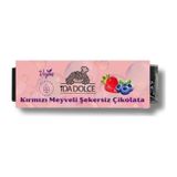 Dolcida Kırmızı Meyveli Şekersiz Çikolata 20gr-3366