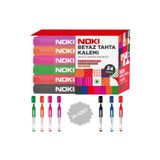 Doldurulabilir Beyaz Tahta Kalemi 24 Lü Set NOKI1664-P24