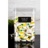 Dolkin Home Tablet Deterjan Etiketli Deterjan Kutusu Saklama Kabı 3000ml Mika