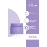 Dollface Jel Yüz Maskesi 50 ml Niacinamide ve Dragon Blood İçerikli Tüm Cilt Tipleri için Nemlendirici